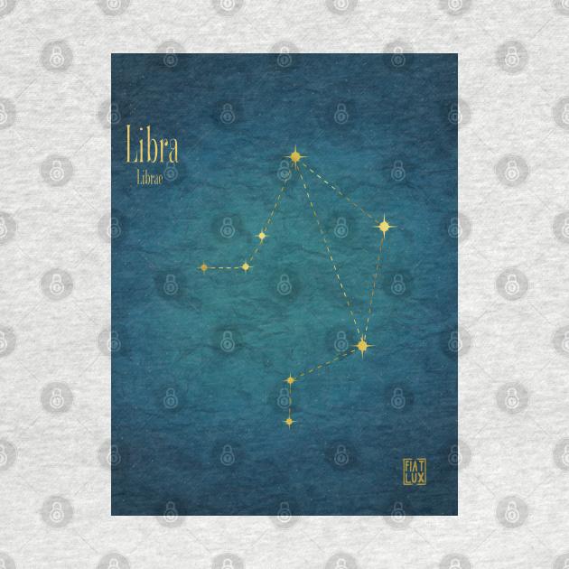 Night Sky Constellations - Libra by fiatluxillust